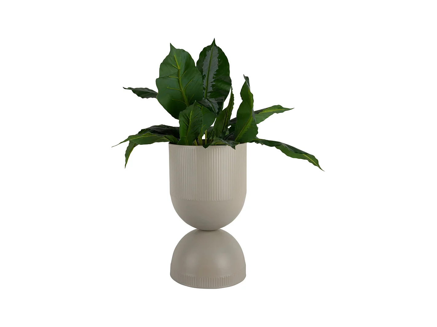 Pot de fleurs Tonar - 25,5x25,5x45 cm - Gris