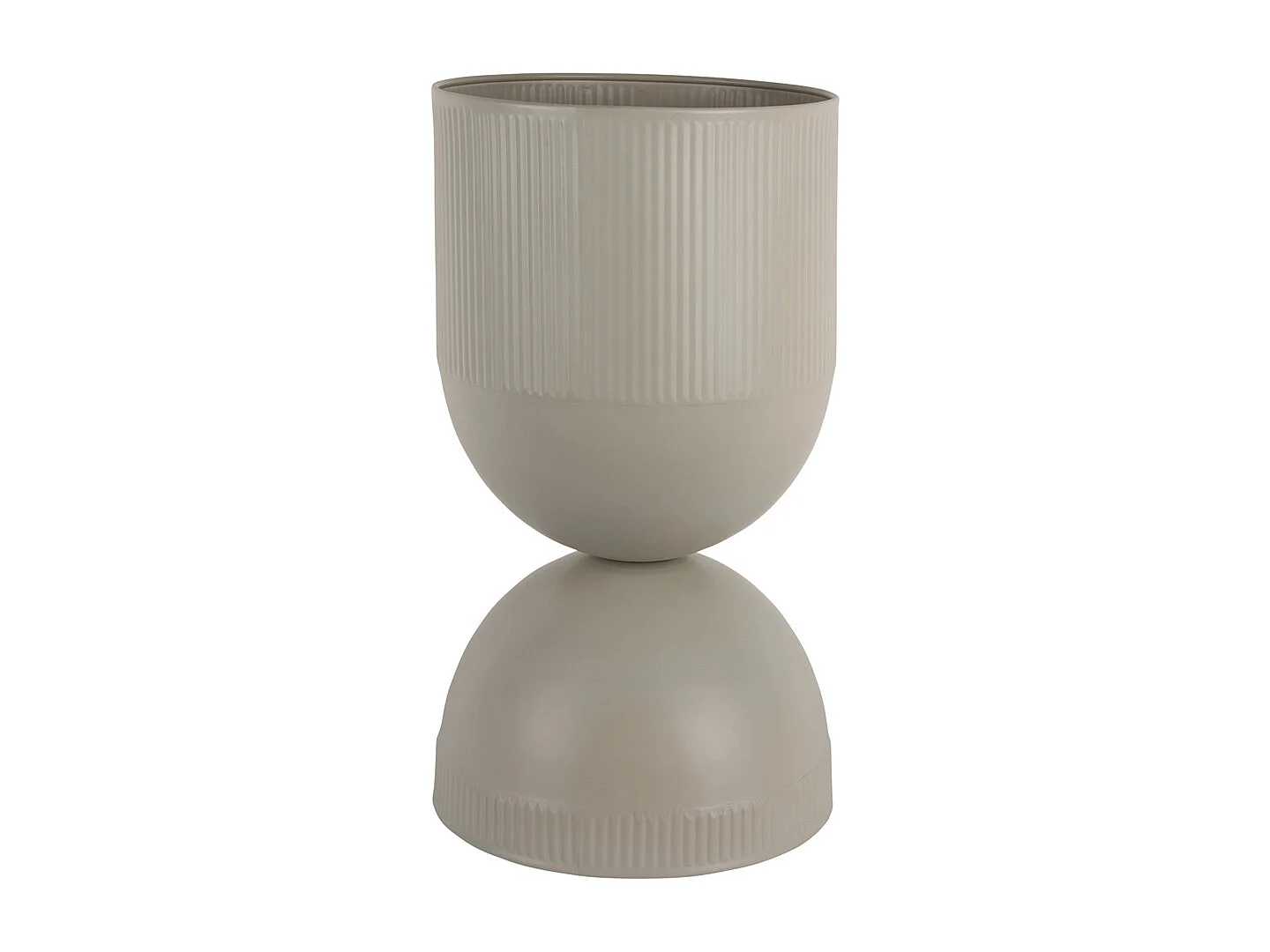 Pot de fleurs Tonar - 25,5x25,5x45 cm - Gris