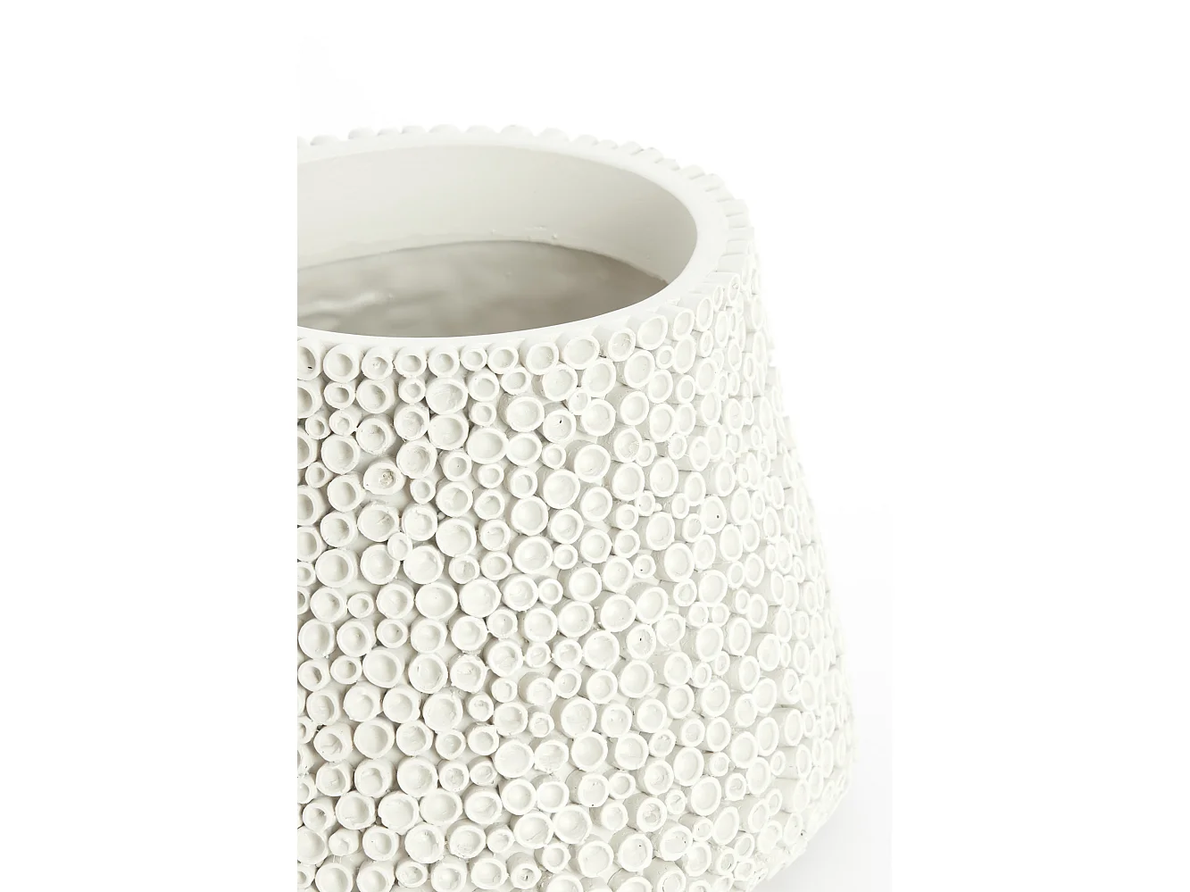 Vase OLVERA - Ø20,5x49 cm - Blanc