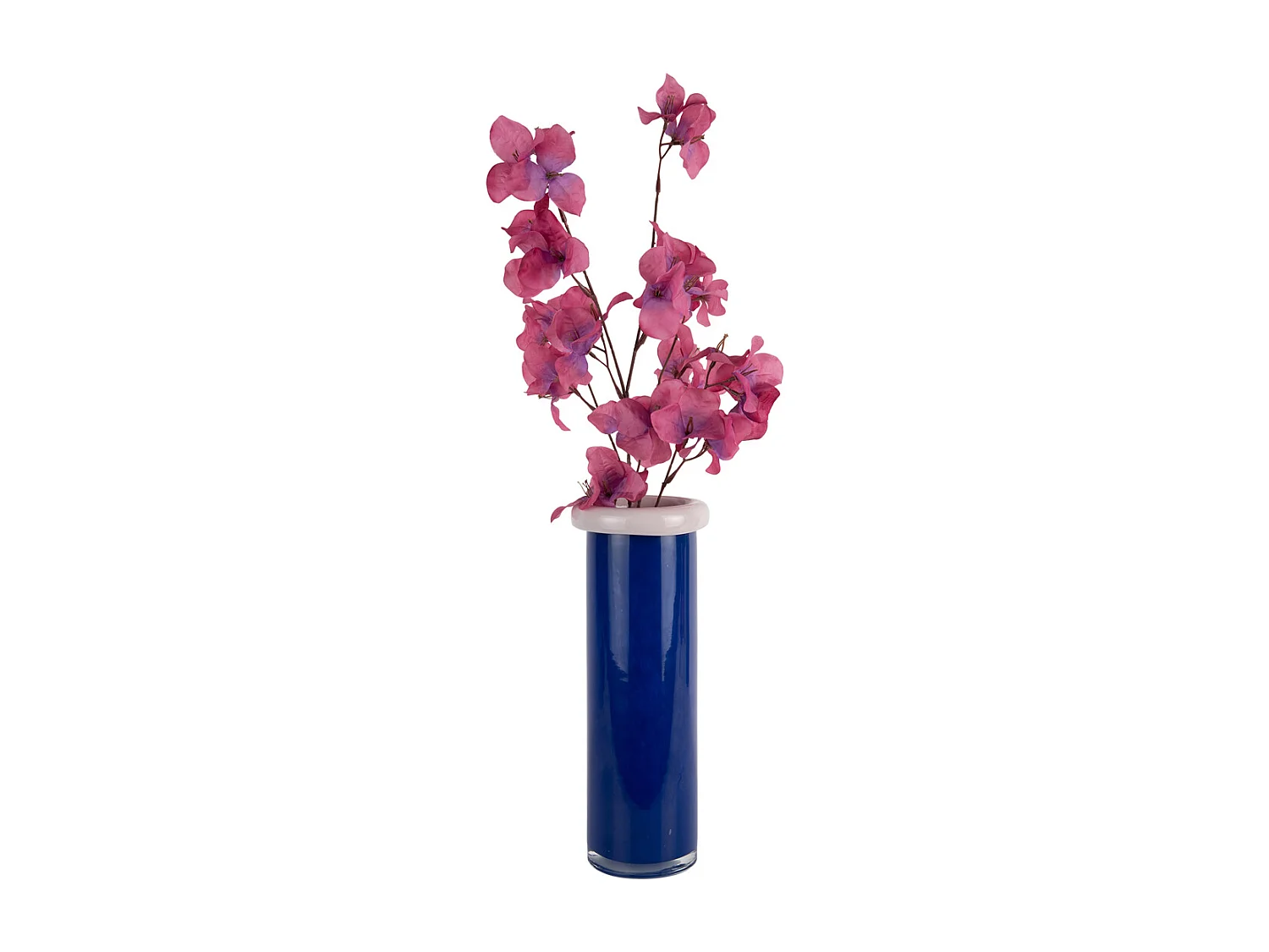 Vase Plegado - 12x12x33 cm - Bleu