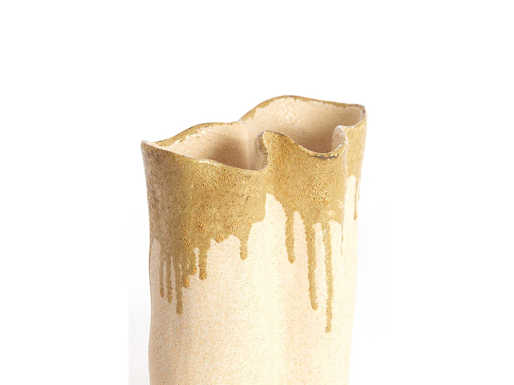 Vase FLOVILLA - 19,5x10,5x18,5 cm - Blanc