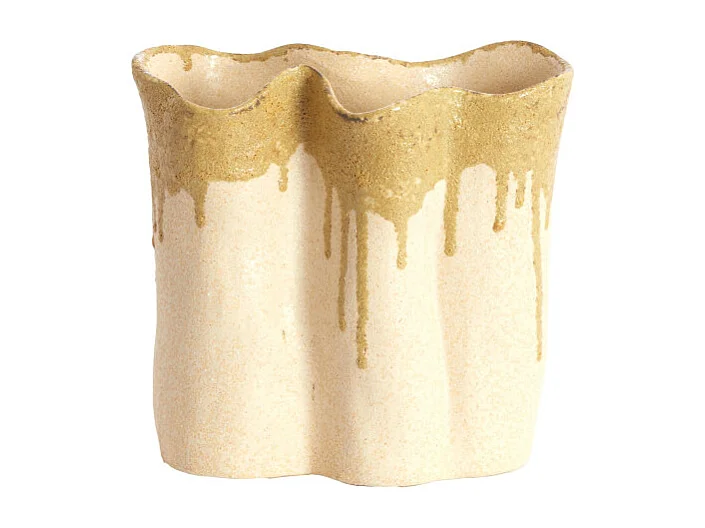 Vase FLOVILLA - 19,5x10,5x18,5 cm - Blanc