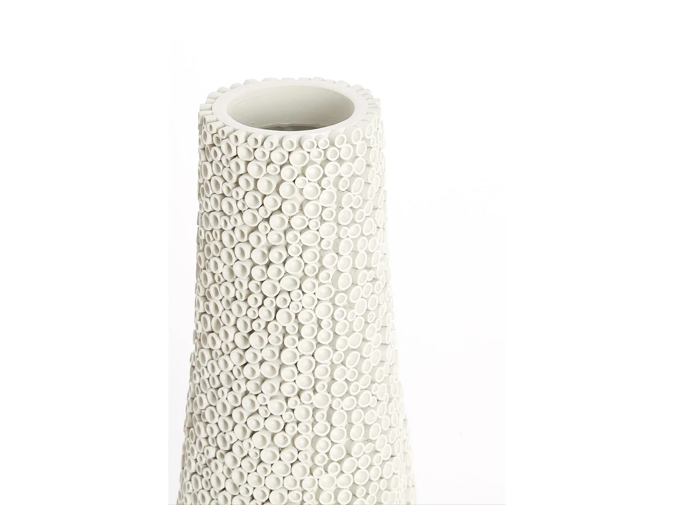 Vase OLVERA - Ø28x21 cm - Blanc