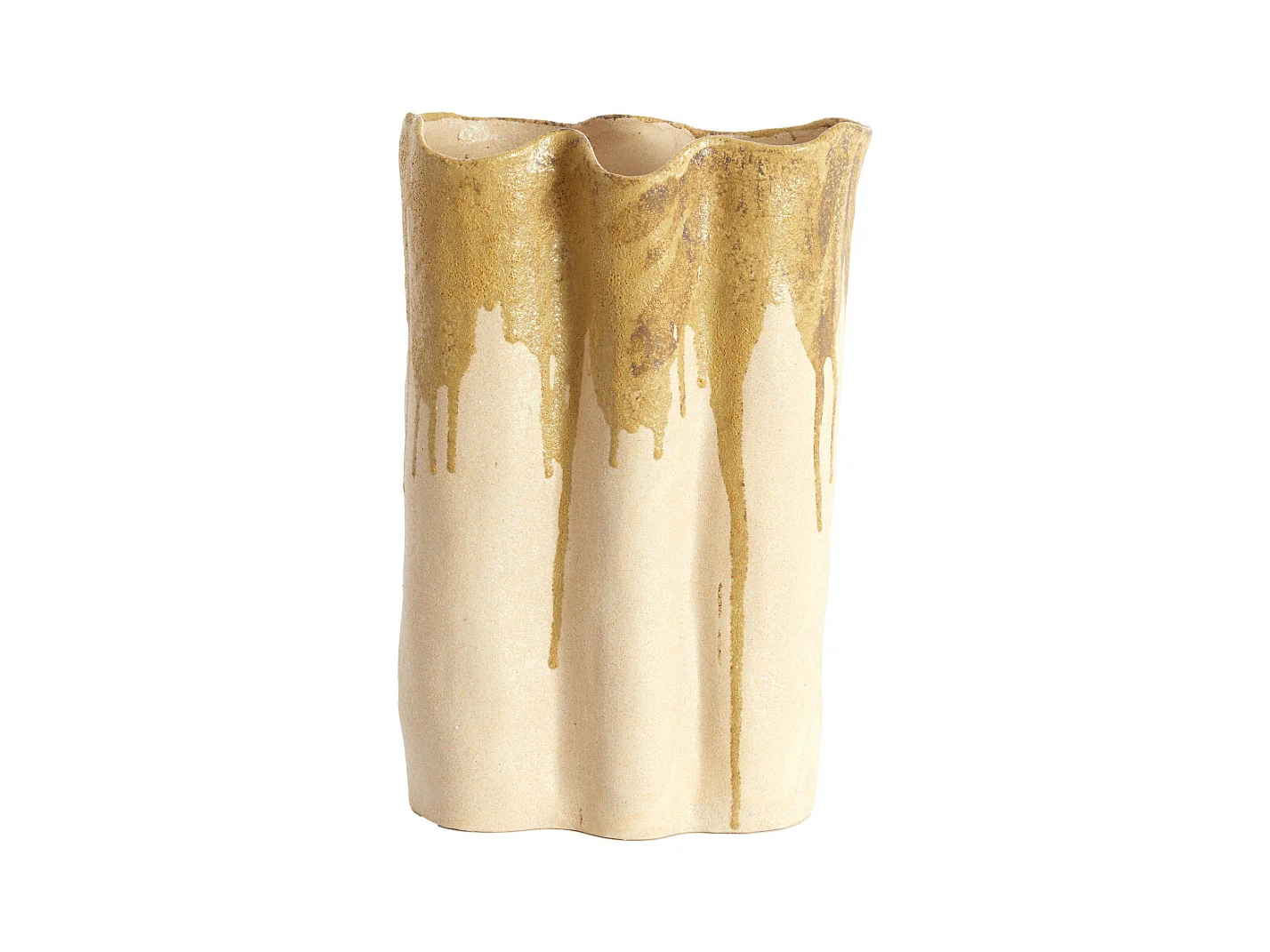 Vase FLOVILLA - 26x14x40 cm - Blanc