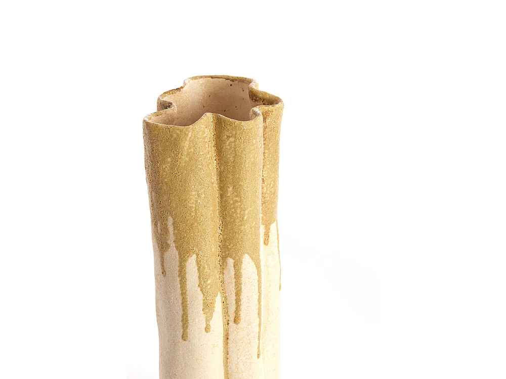 Vase FLOVILLA - 26x14x40 cm - Blanc