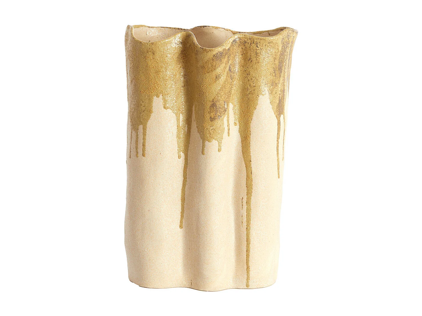 Vase FLOVILLA - 26x14x40 cm - Blanc