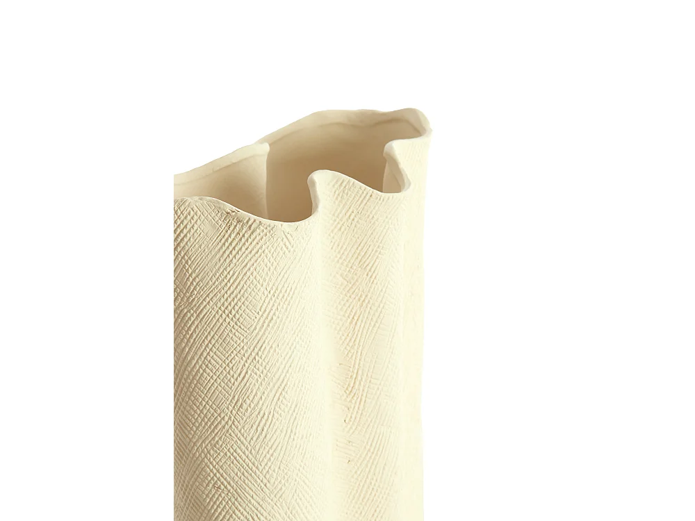 Vase FLOVILLA - 12x9,5x30 cm - Blanc