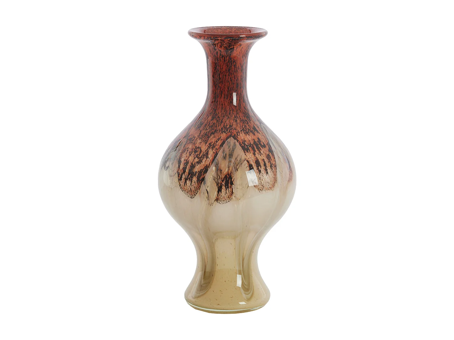 Vase JORVEN - Ø19x40 cm - Rouge