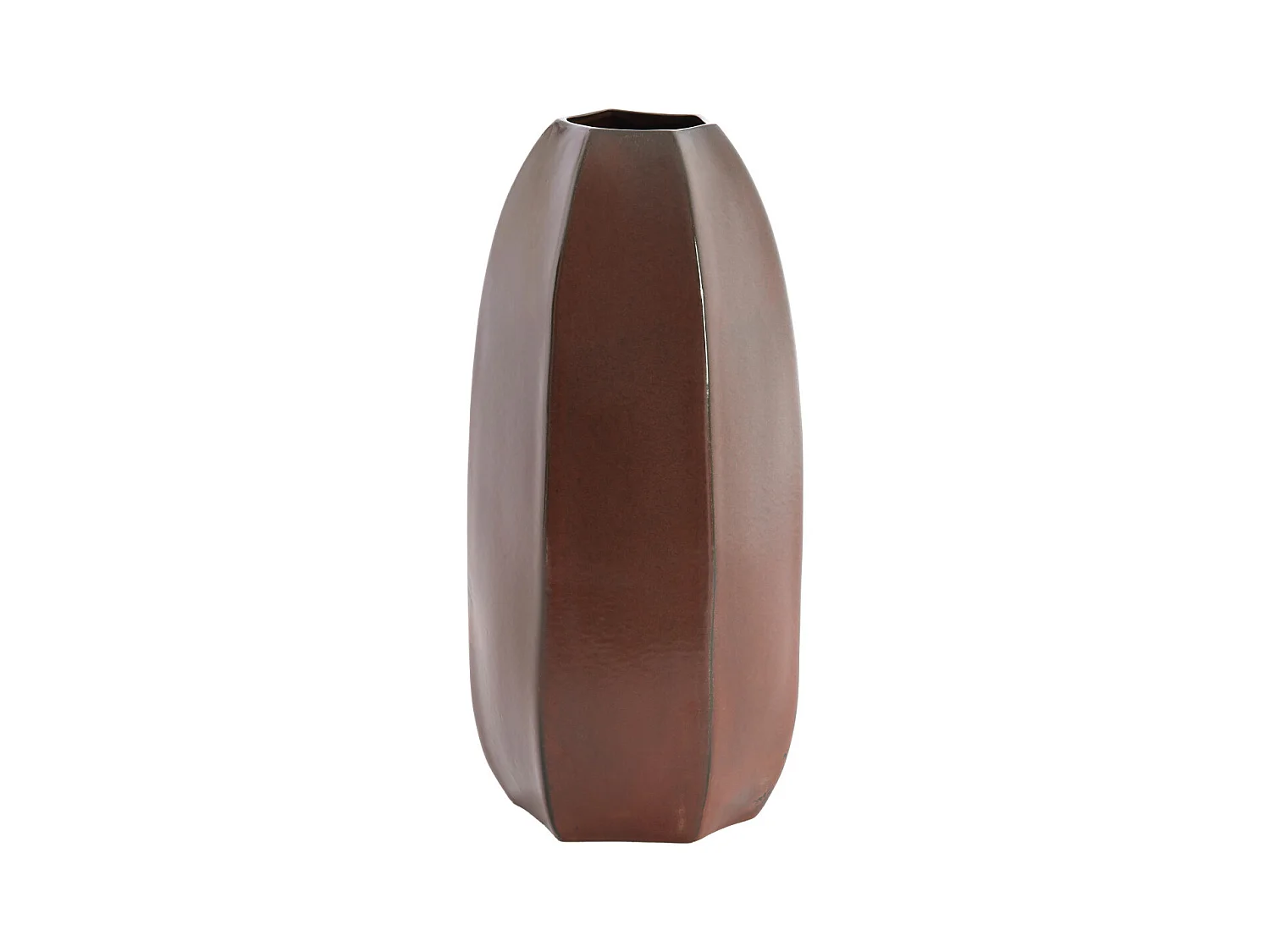 Vase SERRA - 20,5x20x45,5 cm - Marron