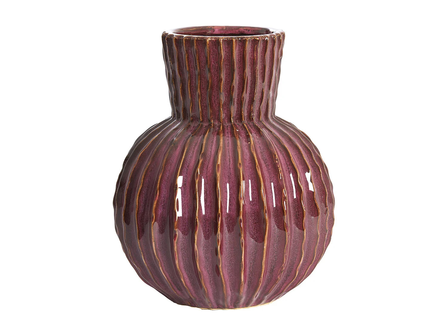Vase ZIRJA - Ø25x30 cm - Violet