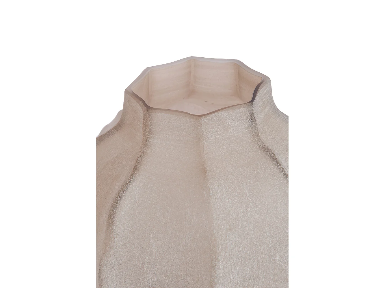 Vase TEJEDA - Ø27x26 cm - Marron