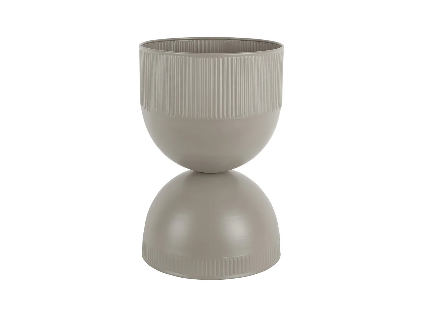 Pot de fleurs Tonar - 25,5x25,5x39 cm - Gris