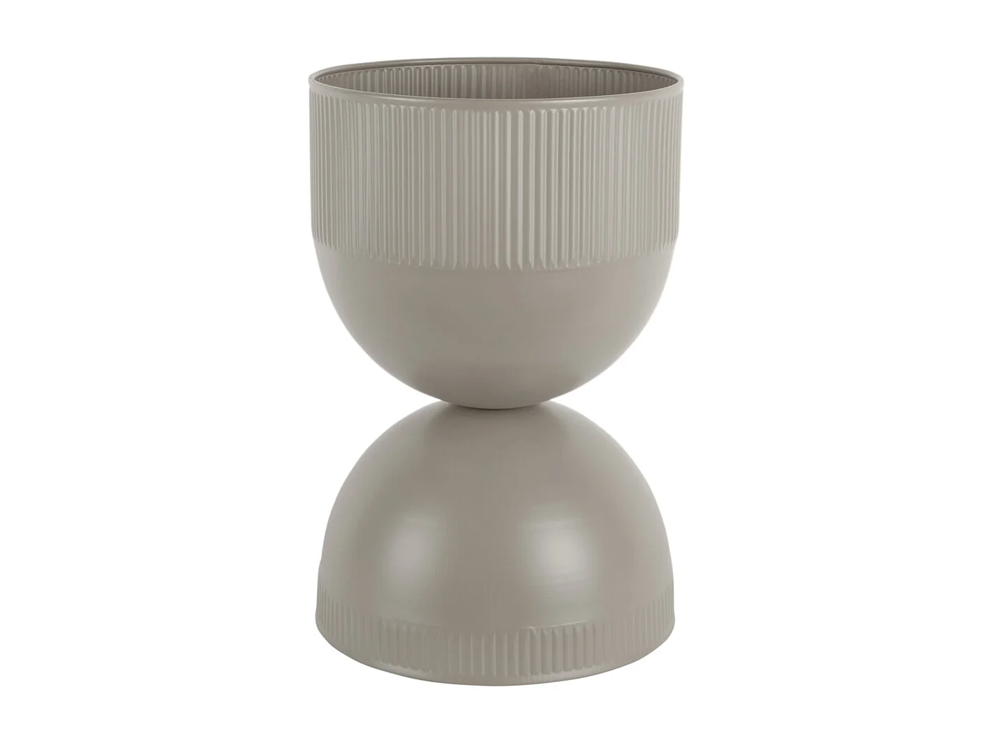 Pot de fleurs Tonar - 25,5x25,5x39 cm - Gris