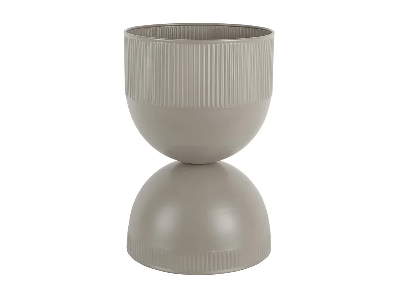 Pot de fleurs Tonar - 25,5x25,5x39 cm - Gris