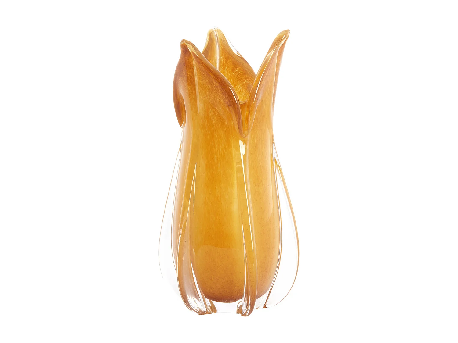 Vase EVINA - Ø14x28 cm - Marron