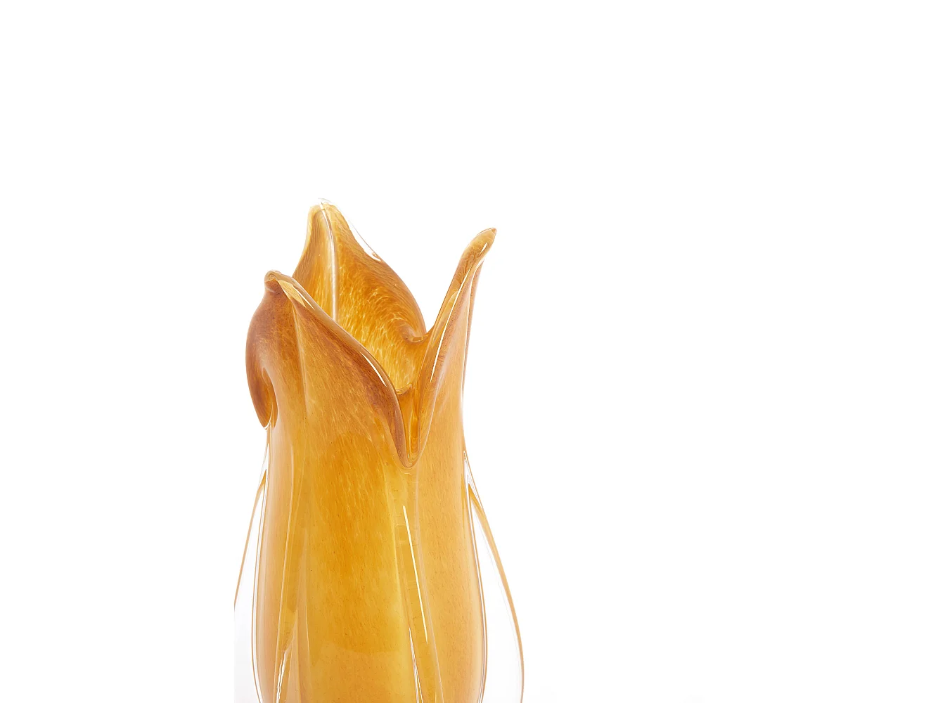 Vase EVINA - Ø14x28 cm - Marron