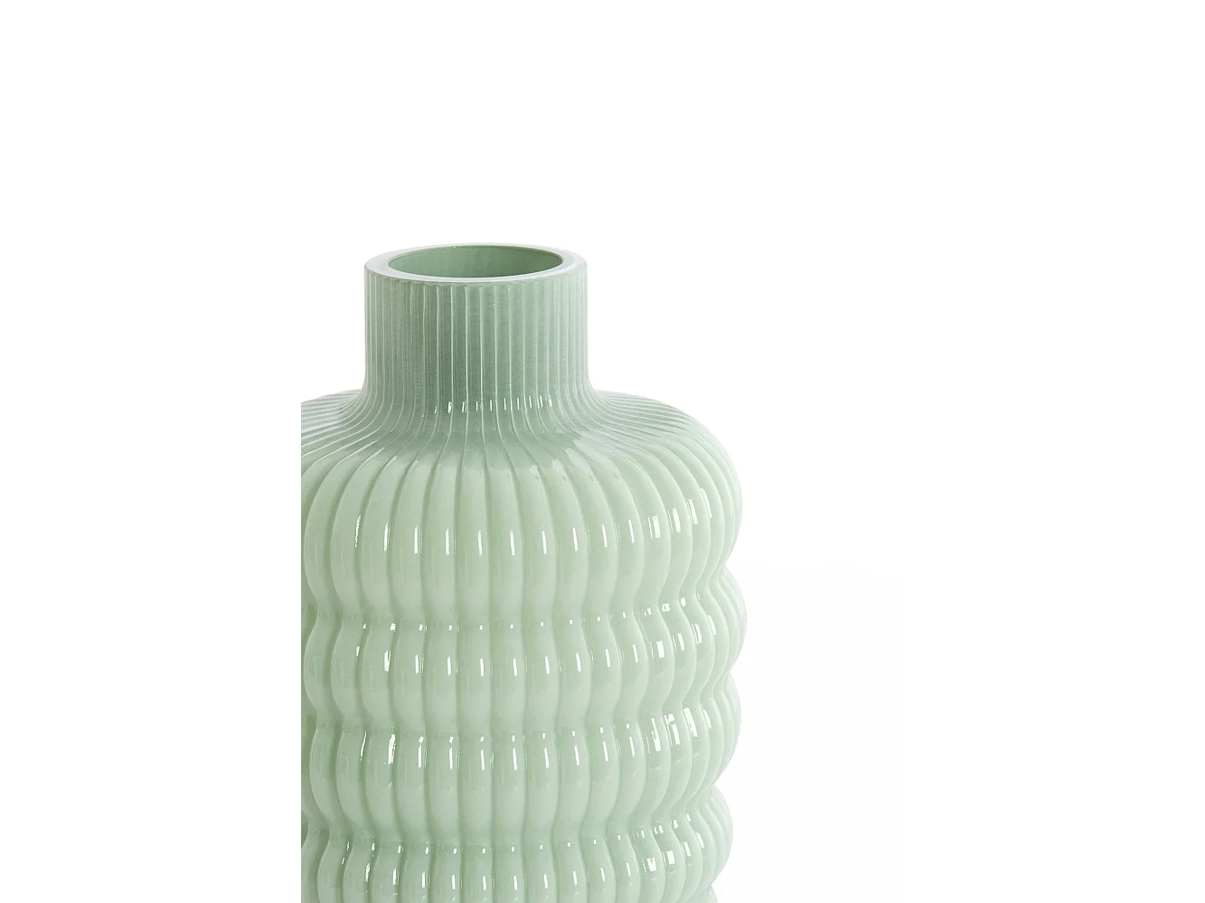 Vase Lunette - Ø15,5x30 cm - Vert