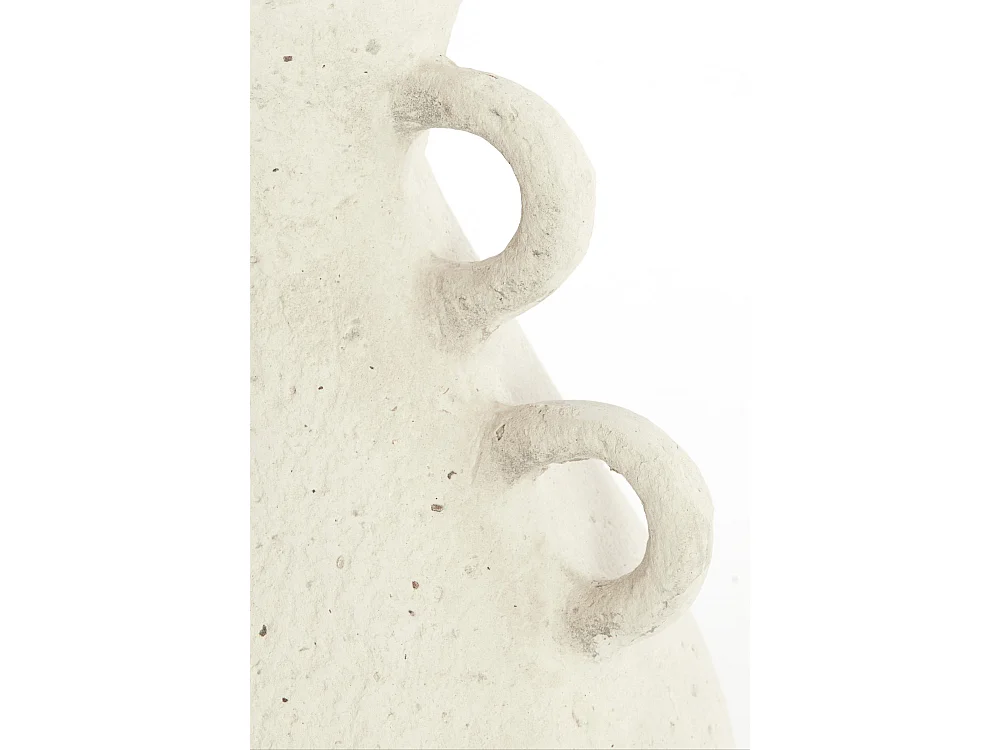 Vase ZEPHAN - Ø28,5x35 cm - Blanc