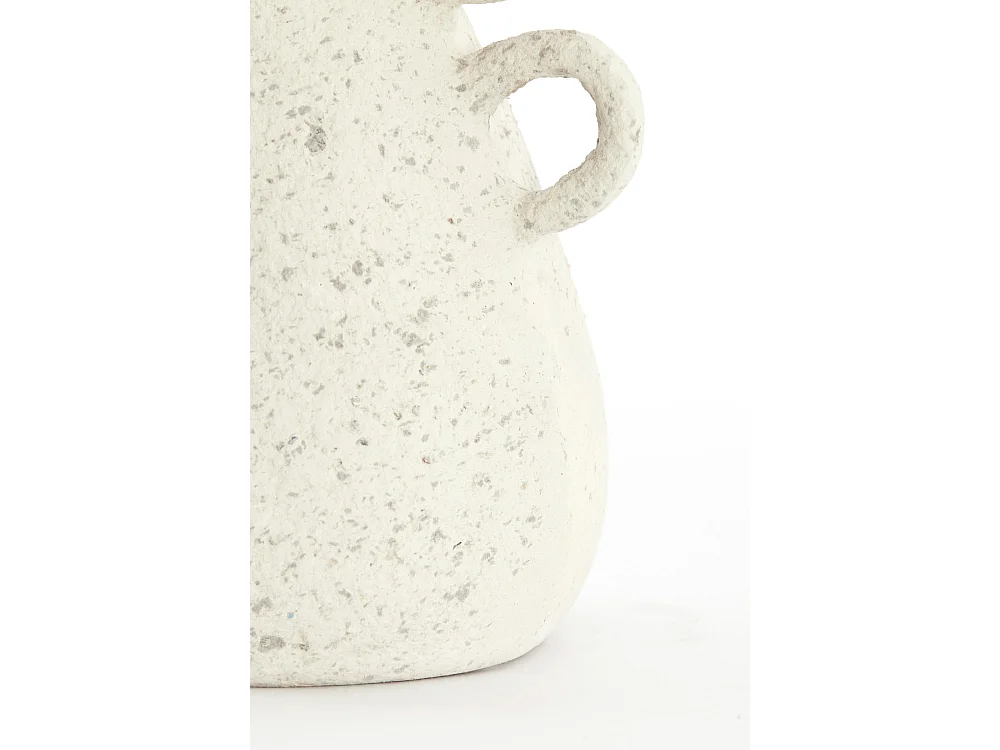 Vase ZEPHAN - Ø28,5x35 cm - Blanc