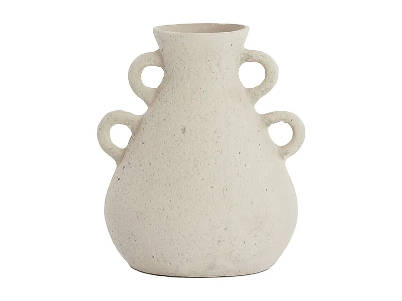 Vase ZEPHAN - Ø28,5x35 cm - Blanc