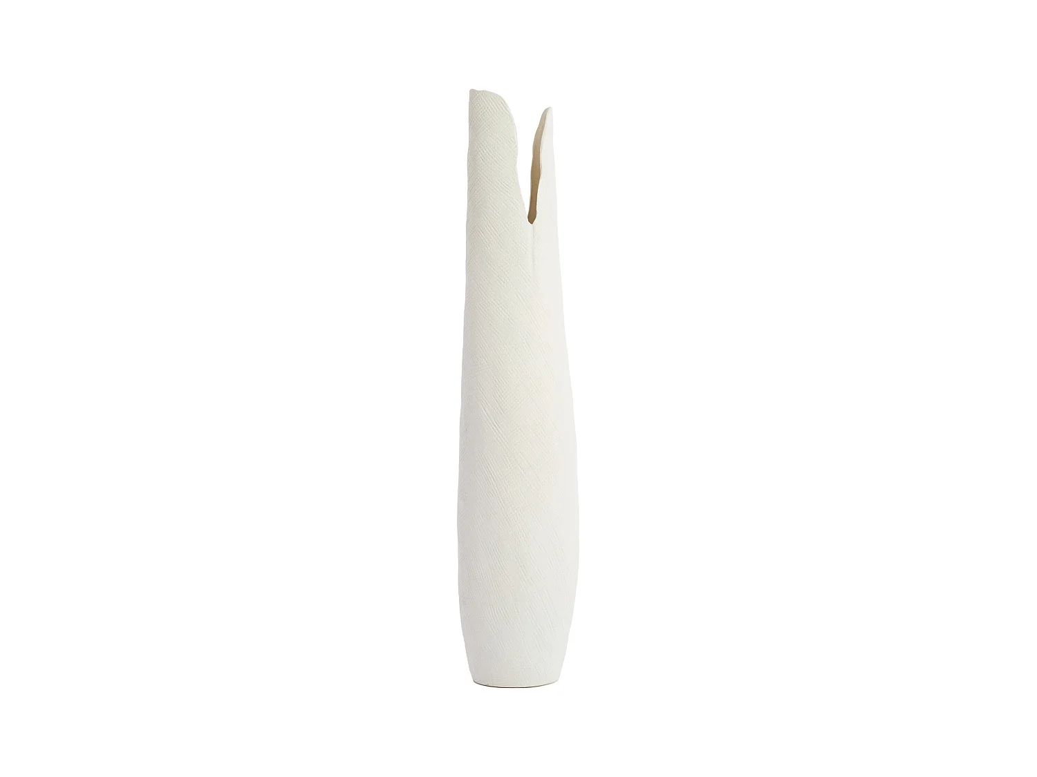 Vase MESA - 19,5x19x92 cm - Blanc