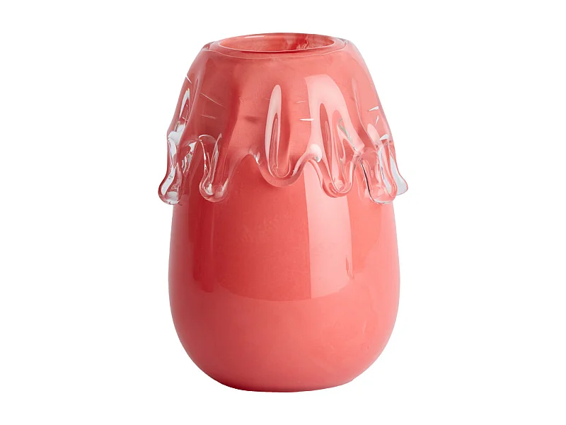 Vase LYSIRA - Ø17,5x23 cm - Rouge