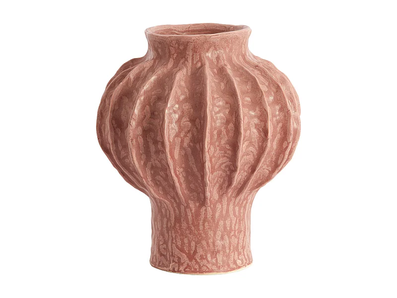 Vase HAKONE - Ø24x28,5 cm - Rouge