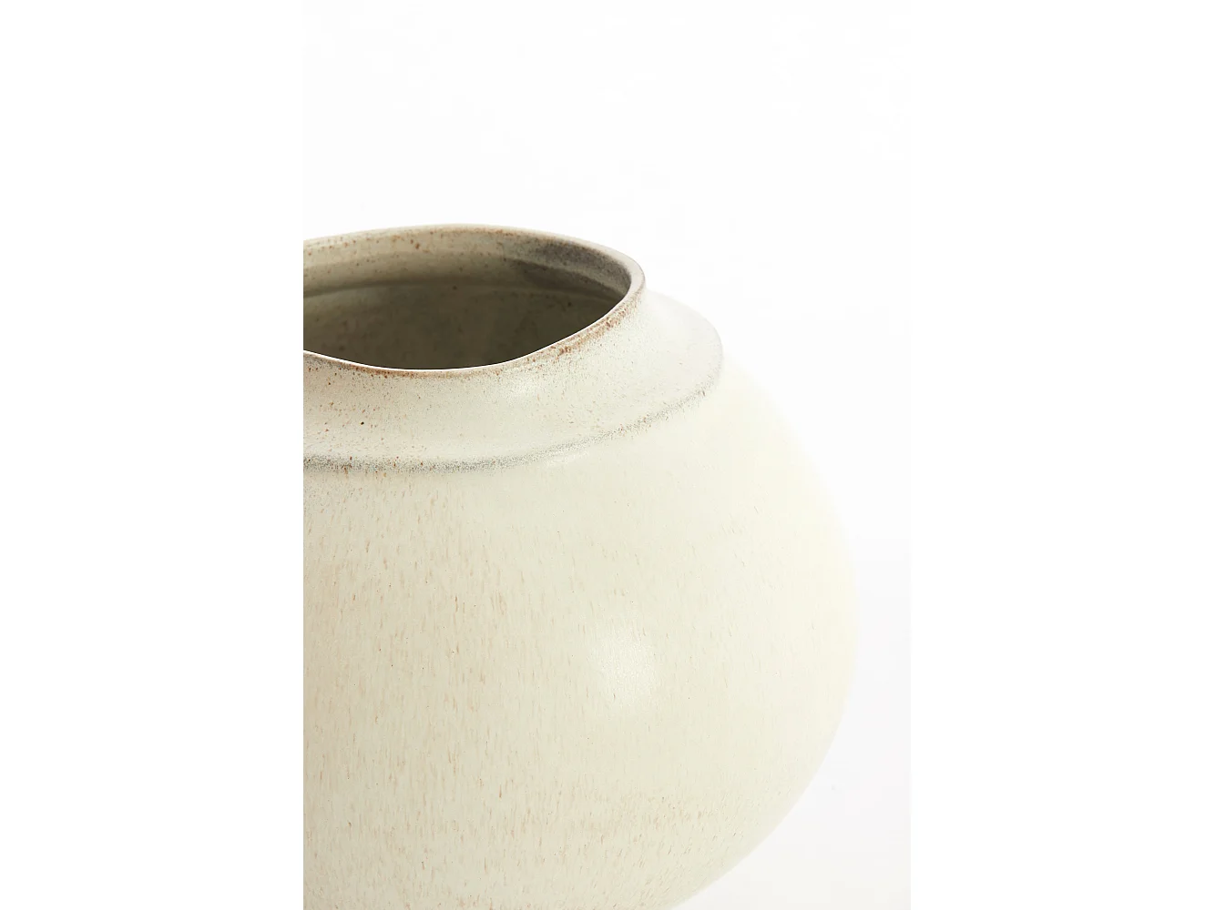 Vase LOREA - Ø29,5x25,5 cm - Blanc