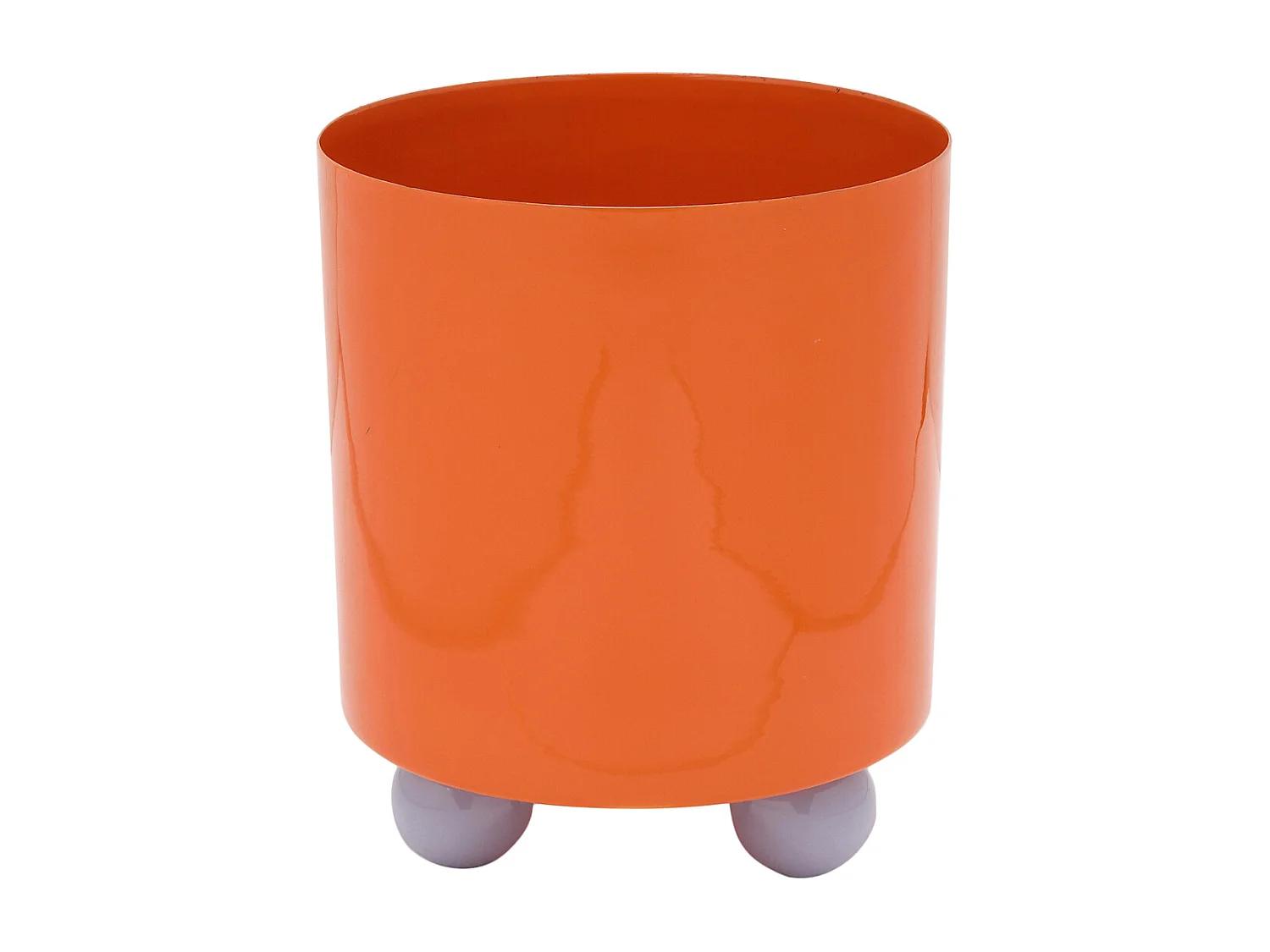 Bloempot Double Funky - 18x18x21 cm - Oranje