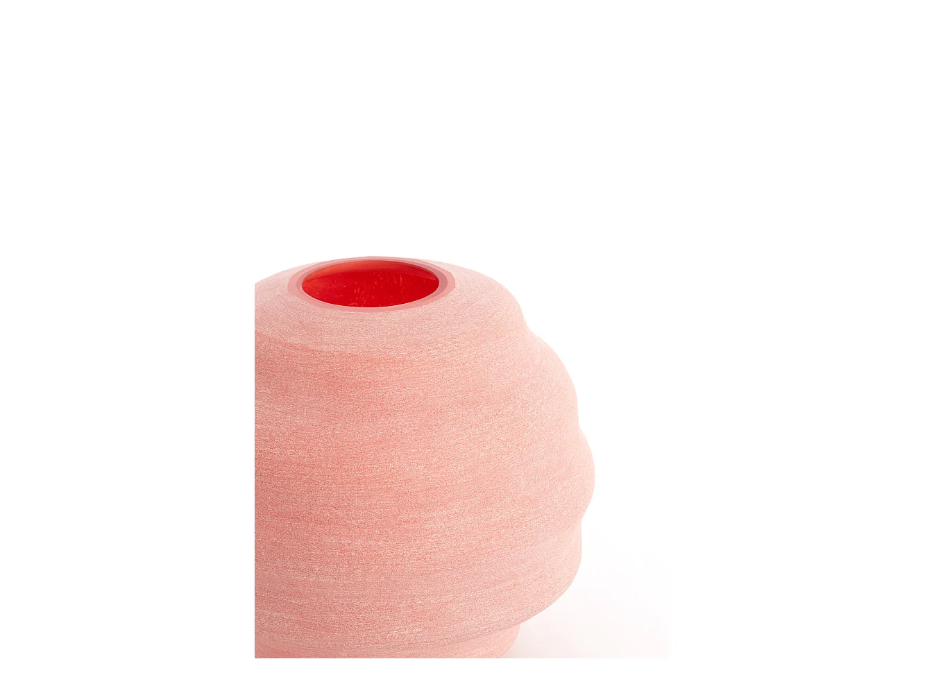 Vase NAYORO - Ø32,5x29 cm - Rouge
