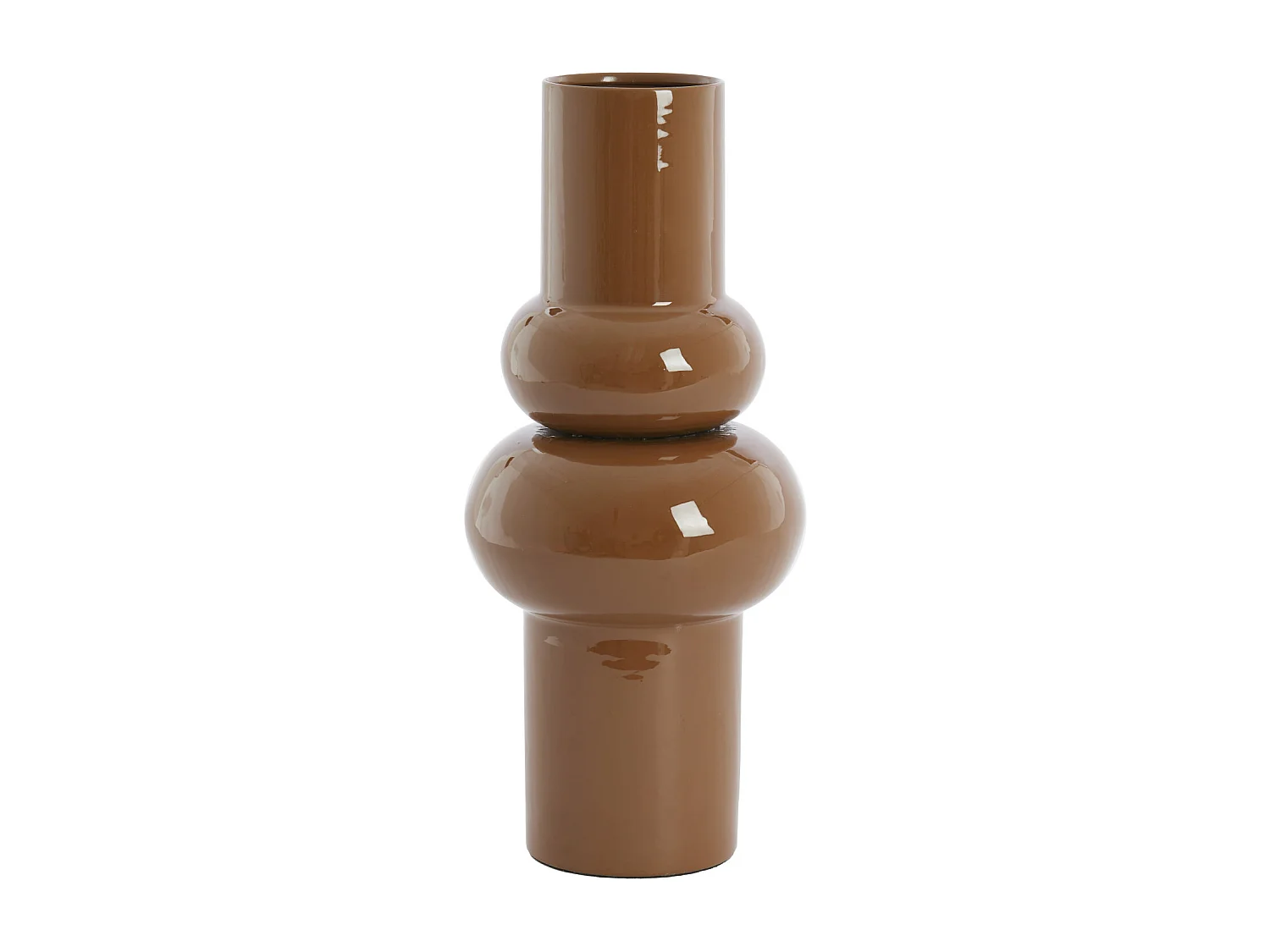 Vase IRISSA - Ø19x43 cm - Marron