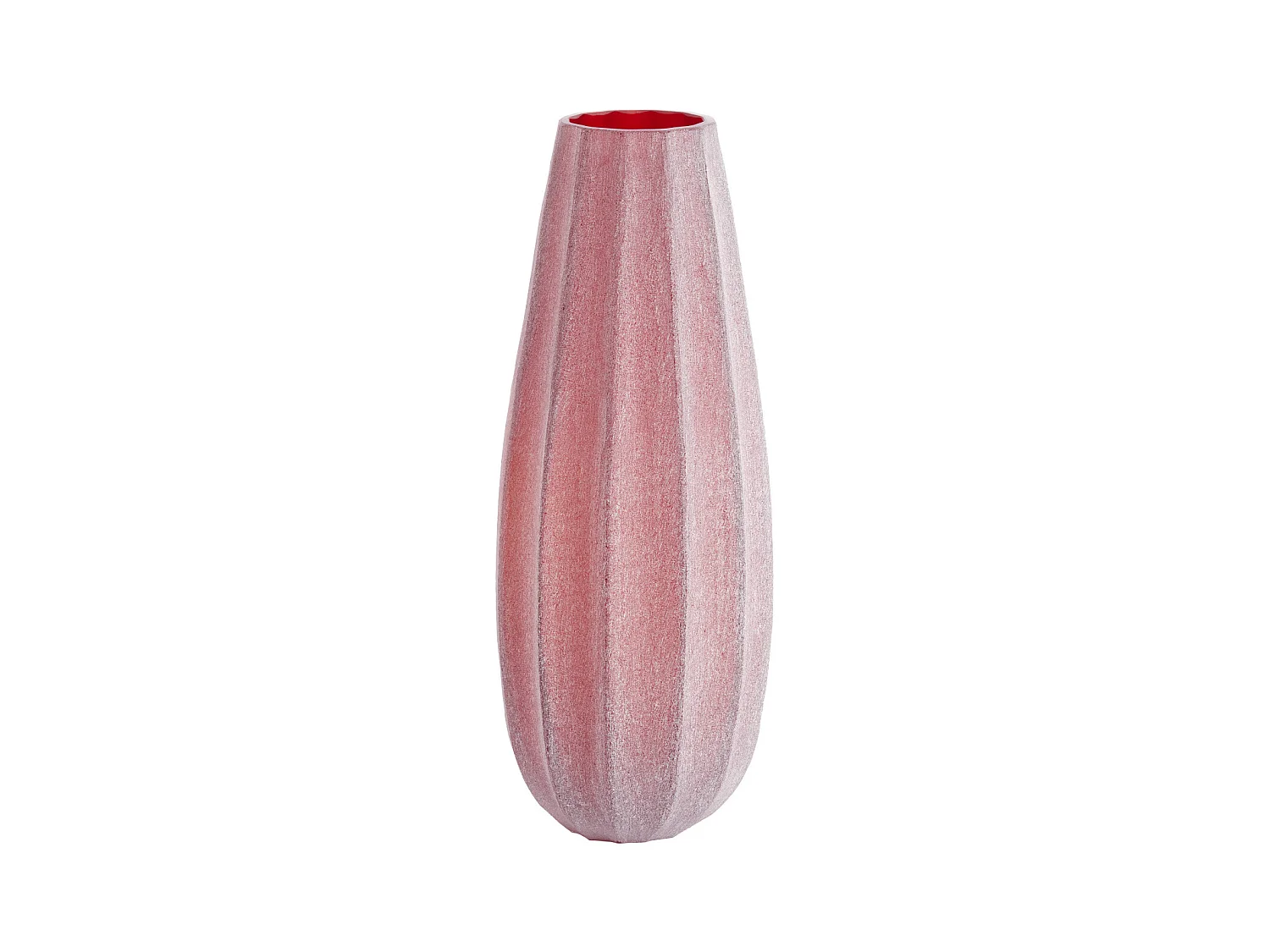 Vase BRADLEY - Ø17,5x44,5 cm - Rouge