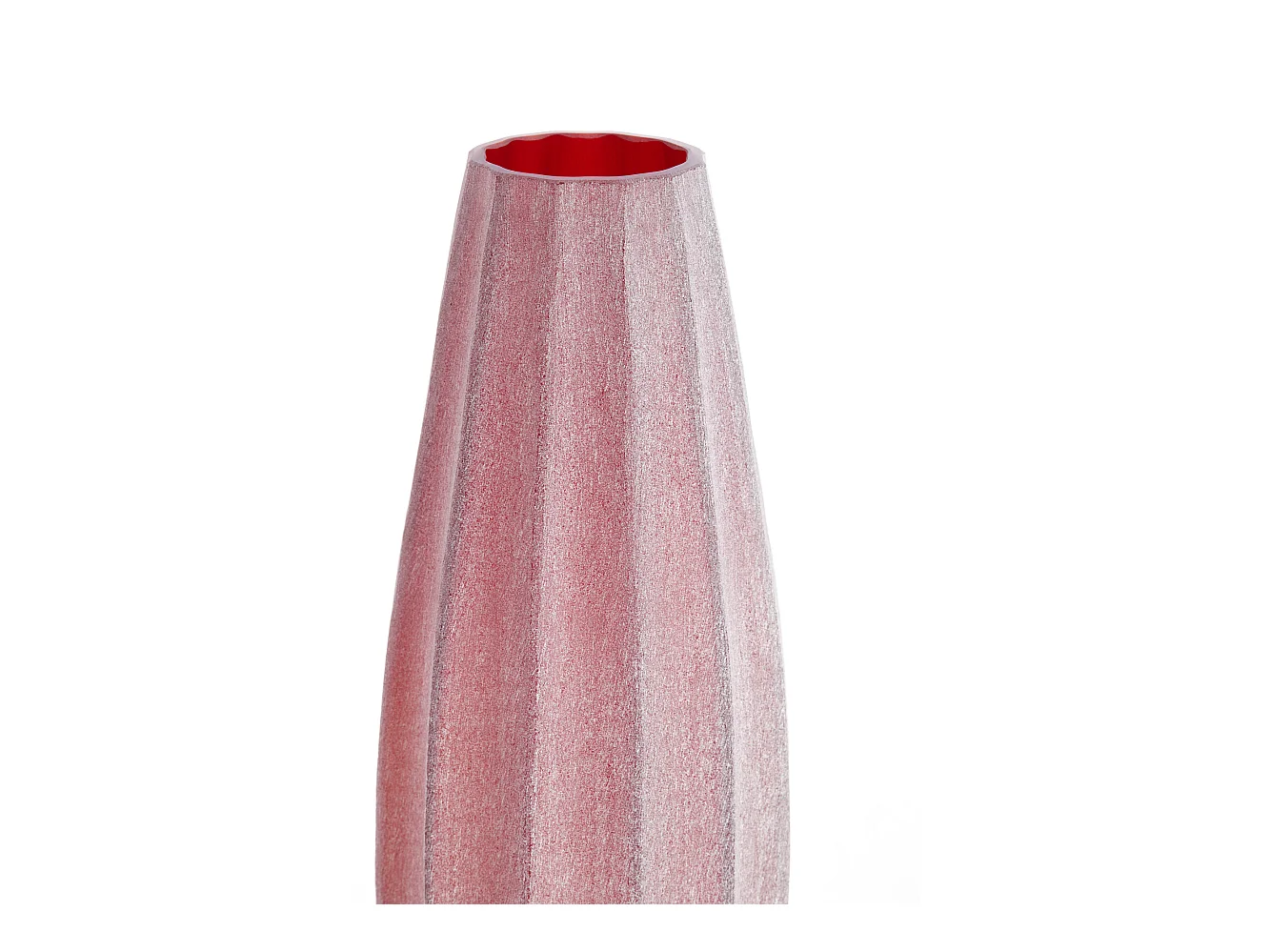 Vase BRADLEY - Ø17,5x44,5 cm - Rouge