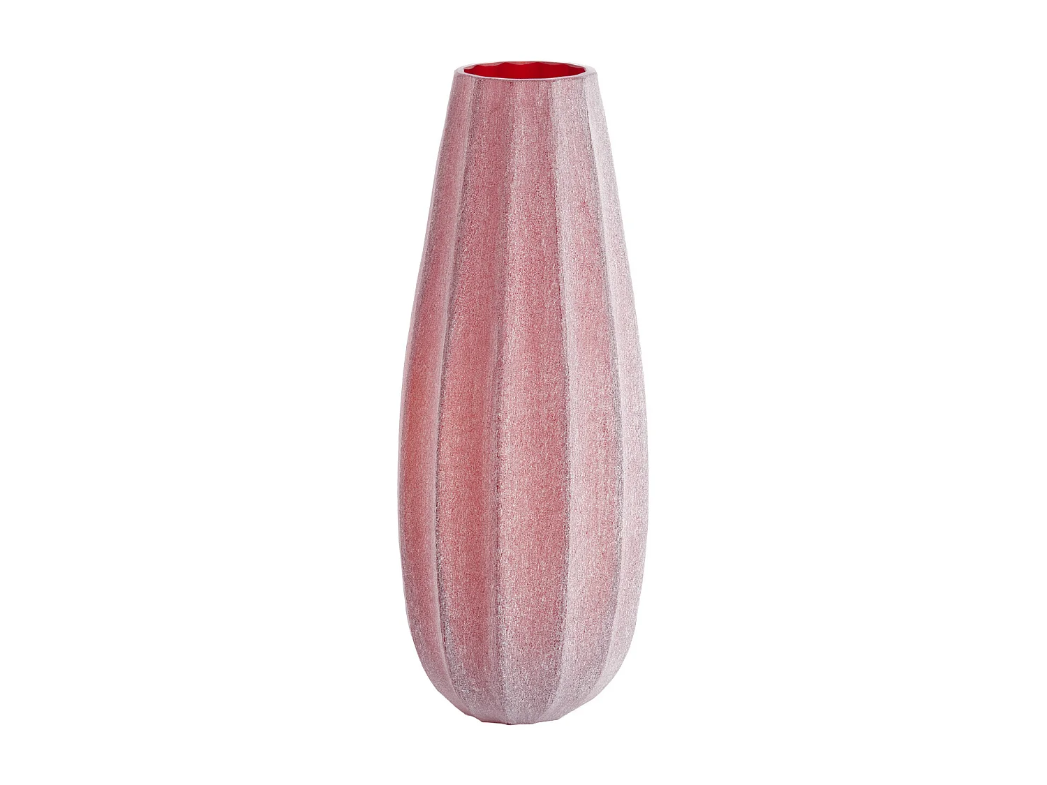 Vase BRADLEY - Ø17,5x44,5 cm - Rouge