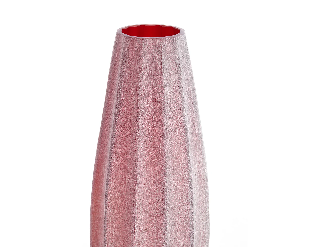 Vase BRADLEY - Ø17,5x44,5 cm - Rouge