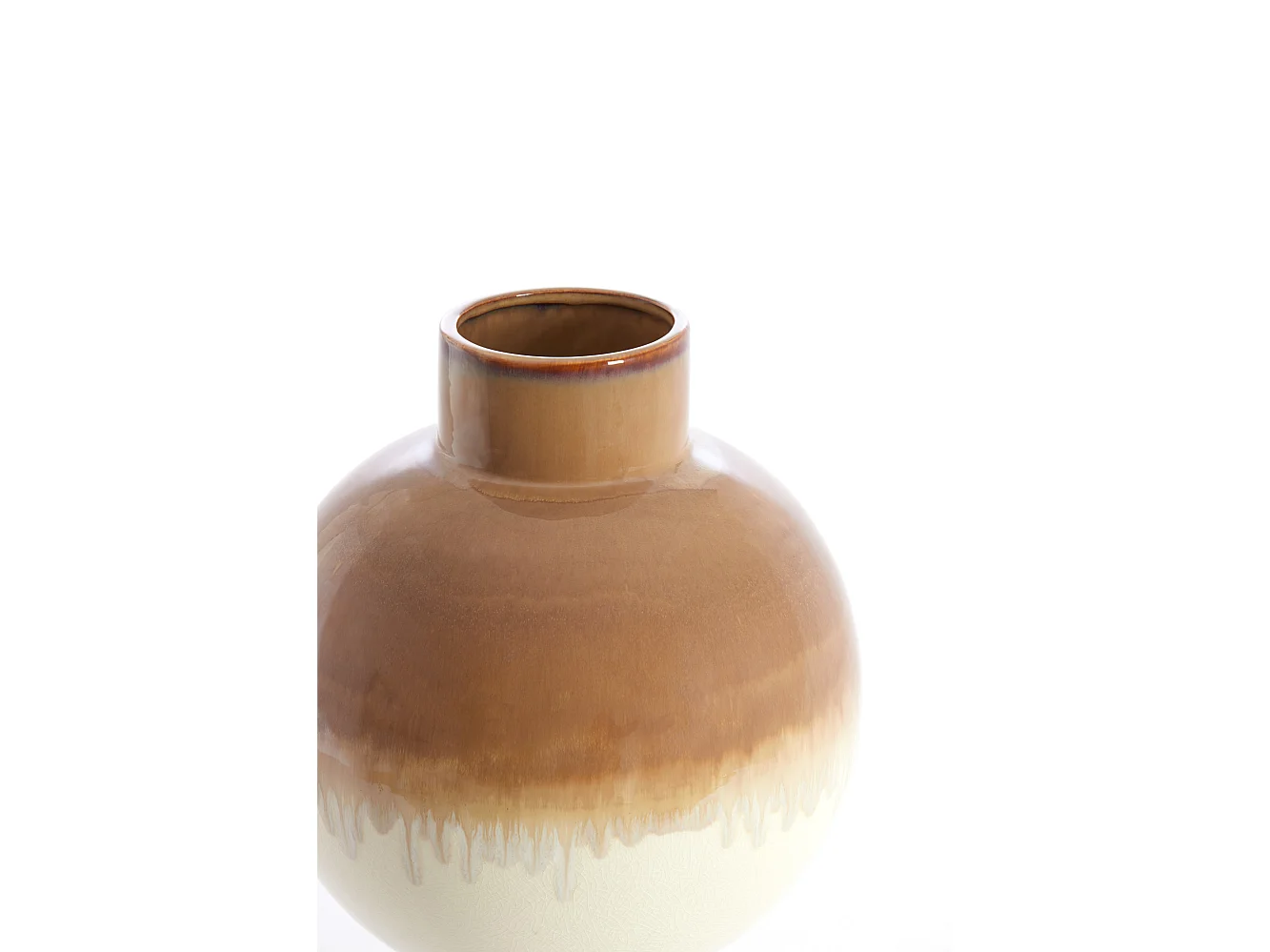 Vase ZELATA - Ø28x38 cm - Blanc