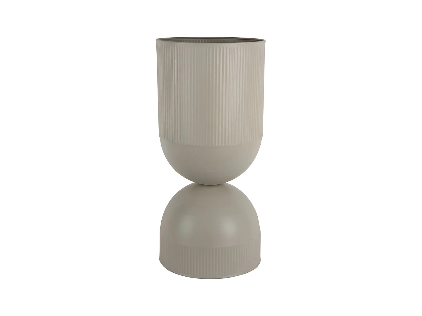 Bloempot Tonar  - 25.5x25.5x55 cm - Grijs