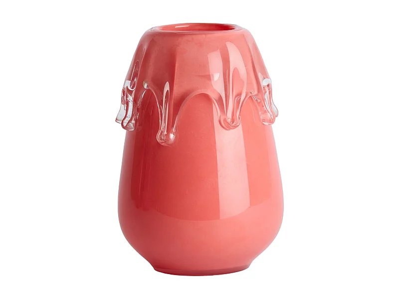 Vase LYSIRA - Ø19,5x26,5 cm - Rouge