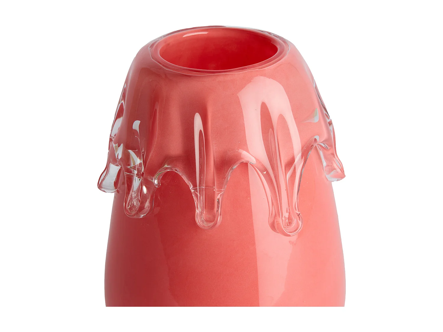 Vase LYSIRA - Ø19,5x26,5 cm - Rouge