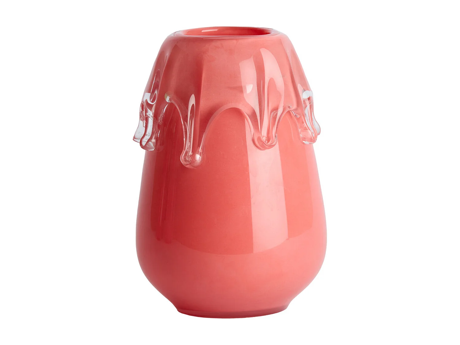 Vase LYSIRA - Ø19,5x26,5 cm - Rouge