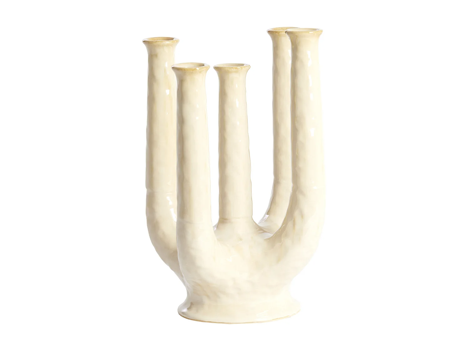 Vase LEONJO - 24x18x36 cm - Marron