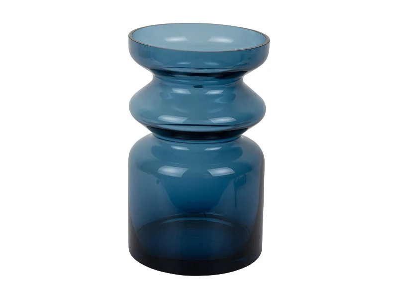 Vase Gusto - 15,5x15,5x25 cm - Bleu