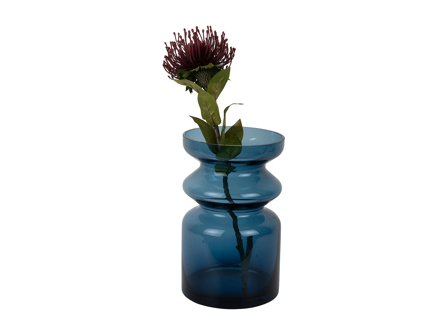 Vase Gusto - 15,5x15,5x25 cm - Bleu