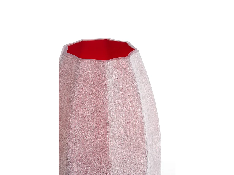Vase BRADLEY - Ø23x38 cm - Rouge