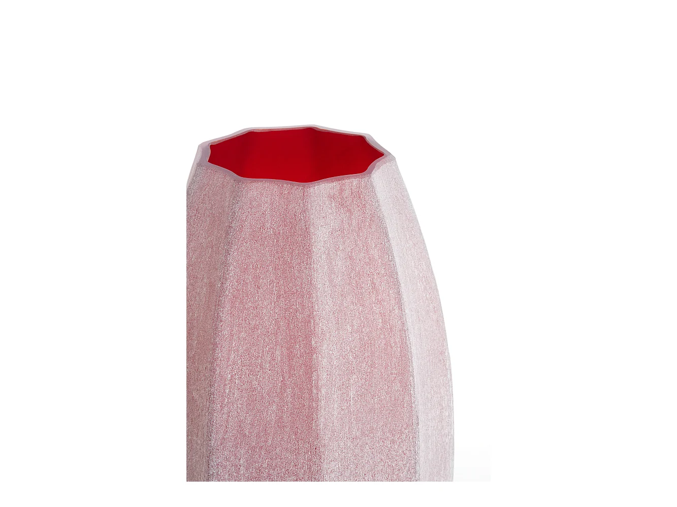 Vase BRADLEY - Ø23x38 cm - Rouge