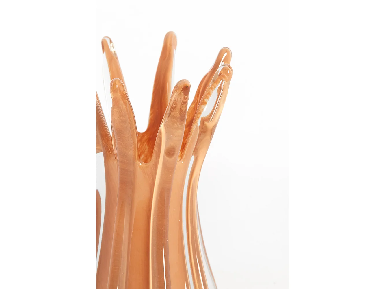 Vase RELIEN - Ø15x25 cm - Marron