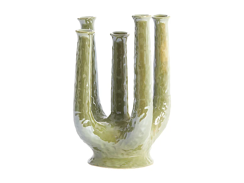 Vase LEONJO - 24x18x36 cm - Vert