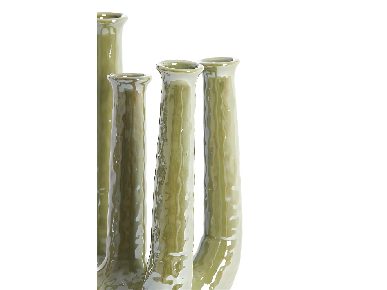 Vase LEONJO - 24x18x36 cm - Vert