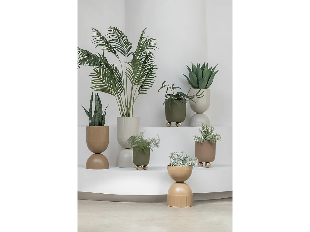 Pot de fleurs Estilo - 26x26x32 cm - Vert