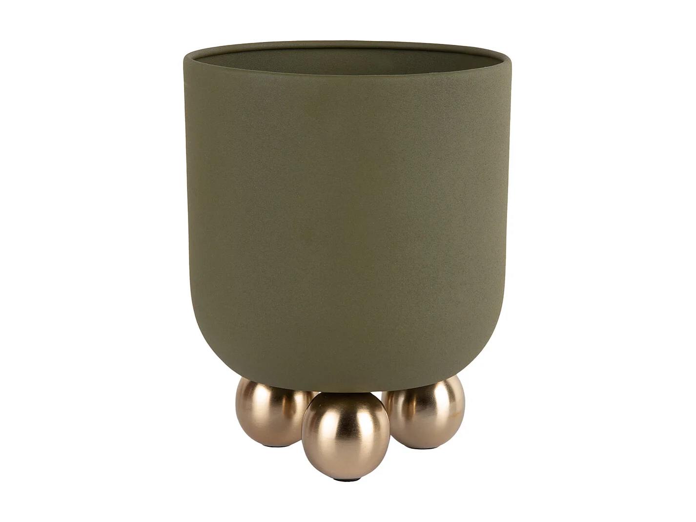 Pot de fleurs Estilo - 18,5 x 18,5 x 23 cm - Vert